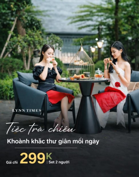 Trải nghiệm trà chiều tinh tế tại Lynntimes Thanh Thủy